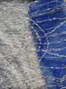 Tela de encaje de malla con lentejuelas y bordado de cuentas retazos de tela tela de borde de cuchillo se vende por jin accesorios hechos a mano para bricolaje