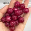 Contas Redondas Acrílicas Gradiente de Duas Cores de 16mm com Furos Retos, Contas Soltas para Fazer Manualidades DIY, Correntes de Celular, Pulseiras e Acessórios de Joias