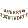 Banner de Navidad Feliz Navidad Banner de Navidad Fiesta de Año Nuevo Suministros de Navidad Accesorios para Fotos