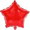 Balão de Folha de Alumínio Estrela de Cinco Pontas 18 polegadas Amazon Transfronteiriço Balão de Filme de Alumínio Decorativo para Arranjo de Festa de Feriado Monocromático