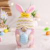 Cross-border Novo estilo nórdico Páscoa Bunny Rudolph Doll Faceless Doll Ovos Home Crafts Ornamentos