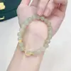 Pulsera Lágrimas de Jiao Ren para Niña Pulsera de Jade Hetian Falso de Alta Gama Pulsera de Diseño Nicho Chino Retro Nuevo Venta al por Mayor