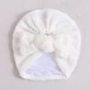 Nuevo gorro indio para bebé de vellón de imitación de cordero para niños, accesorios para el cabello para niños transfronterizos, lazo, gorro para bebé, gorro fetal para recién nacido