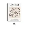 Amazon Wayfair Ins Exposición Matisse Cartel Retro Francés Línea Pintura Decorativa Transfronterizo Sin Marco Pintura