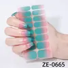 Zhengxiang - Pegatinas para uñas con degradado transfronterizo, resistentes al agua, para Europa y América, para Internet, venta al por mayor para comercio exterior
