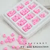 Lazo de cuentas DIY de cuatro vías Joyería hecha a mano Accesorios de cuentas sueltas hechas a mano Cadena de teléfono móvil linda Colgante Collar Decoración