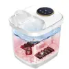 Bañera calefacción totalmente automática temperatura constante electrodoméstico masajeador eléctrico pediluvio dispositivo de masaje de pies cubo para pediluvio