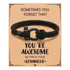 Pulsera de Moda Transfronteriza Europea y Americana Brazalete Tejido para Hombres Cierre de Acero Inoxidable Cuerda Roja de Mano para Pareja Joyería para Estudiantes