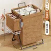 Cesto de Roupas Sujas, Cesto de Armazenamento de Lavanderia de Grande Capacidade, Rack de Armazenamento Dobrável para Uso Doméstico, Cesto de Lavanderia para Banheiro