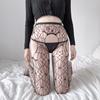 Nova lingerie sexy de celebridade da internet para mulheres, tentação sexy, meias de rede com cadarço de celebridade da internet, meias de seda vazadas, vendas diretas da fábrica