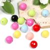 Nuevo Transfronterizo 16mm Facetado Acrílico con Cuentas Simple Colorido Cuentas Redondas Hecho a Mano DIY Pulsera Cuentas Sueltas Venta al por Mayor