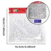 Suministros para Decoración Navideña Barra de Hielo Adornos Colgantes Plástico Transparente Carámbanos Espirales Árbol de Navidad Exhibición de Ventana Colgantes de Cono de Hielo