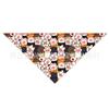 Toalla de Saliva Popular de Amazon para Mascotas, Toalla Triangular con Huellas de Pata de Gato y Perro, Babero para Perro Golden Retriever, Venta al por Mayor de Suministros para Mascotas