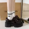 Sapatos de Couro Mary Jane JK Uniforme para Mulheres, Estilo Britânico 2026 Novos Mocassins de Primavera, Sapatos Mary Jane de Solado Grosso