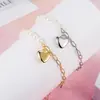 Pulseira Coração de Pérola de Grão de Arroz Design de Nicho Estilo Coreano Temperamento Doce Celebridade da Internet Pulseira de Luxo Leve Novo Estilo 2022