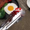 Venta al por mayor de fábrica pinza para alimentos de acero inoxidable pinza para alimentos para barbacoa pinza para barbacoa pinza para pan pinza para alimentos de cocina para el hogar