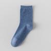 Nuevos Calcetines de Algodón Retro de Color Sólido para Hombre de Primavera, Otoño e Invierno Calcetines hasta la Media Pantorrilla Largos para Hombre Calcetines Nude para Hombre Venta al por Mayor de Calcetines