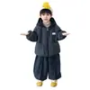 Conjunto de Outono e Inverno para Meninos 2026 Novo Estilo Infantil Bonito Fashionável Roupas Engrossadas Conjunto de Duas Peças Quente de Inverno para Bebê Menino
