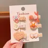 Nuevos pasadores pequeños de pelo de animal de conejo para niñas, pasadores de zorro para estudiantes, pasadores para el flequillo de las niñas, accesorios para el cabello al por mayor