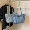 Bolsa Jeans para Mulheres 2025 Novo Estilo Estudante Aula Trabalho Roupas Bolsa Tote Bolsa de Ombro de Alta Qualidade Moda Casual Bolsa Feminina