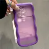 Novo Produto Que se Transforma Instantaneamente em uma Capa de Janela Grande com Borda Ondulada Adequada para Celular Apple 18 17Pro Capa Duas em Uma de Cor Contrastante com Sensação de Pele 16