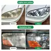 Kit de Reparo de Faróis de Carro KineShineX Preto e Branco PE Renovação Líquido Polidor Clareador para Manter a Visibilidade do Carro