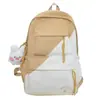 Mochila modelo nuevo 2026, gran capacidad, mochila de viaje casual y simple, estilo universitario, nicho de Instagram, mochila escolar de bloques de color, moderna