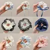 Colección de scrunchies de verano: versátiles ligas coreanas para el cabello, cuerdas para el cabello estilo universitario fresco, accesorios elásticos para el cabello, accesorios para la cabeza para mujeres