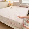 Modelo Nuevo 2026 Esterilla de Hilo Fino y Tela Gruesa, Esterilla Refrigerante, Sábana Ajustable, Funda para Cama Individual, Juego de Tres Piezas