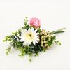 Adornos de Flores Artificiales de Lujo Ligero Decoración de Flores Falsas para Sala de Estar Adornos Florales para Mesa de Comedor Ramo de Gama Alta Adornos de Plantas Florales en Maceta para Porche