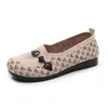 Grulla Blanca Almohada Primavera Otoño Nuevos Zapatos de Pekín Zapatos de Tela Casuales Zapatos Individuales Antideslizante Suela Suave Ligero Pedal de Pie Zapatos de Mujer Transpirables Cien