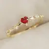 Amazon Comercio Electrónico Transfronterizo Exquisito Moda Versátil Anillo de Amor 2026 Anillo Sencillo y Único de Nicho para Mujer