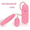 Ovo de salto duplo, ovo de salto simples, saco PP, ovo de vibração simples e forte, aparelho de masturbação feminina, atacado para cabelo
