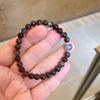 Pulseira de obsidiana dourada natural 6mm pulseira de ágata cinza contas de luz azul forte luar cinza pulseira joias femininas atacado