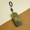 Llavero Personalizado de Celebridad de Internet con Cobre Incrustado de Ébano, Colgante de Fortuna Diaria, Colgante Hecho a Mano, Regalo Personalizado