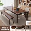 Sala de Estar Escritorio Grande Largo Patas de Madera Maciza para Sala de Estar Mesa Grande Banco de Trabajo Escritorio para Computadora en Casa Escritorio de Oficina Mesa de Estudio