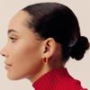 Estrella con el mismo modelo de placa del año serpiente aretes de año nuevo diseño femenino nicho plata esterlina pin rojo aretes vintage modernos