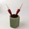 Pintura China Flor de Peonía Pincel de Mano Frontal Corto Cuenco Dou Pluma Caligrafía y Pintura