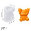 Creativo Lindo Mano Levantada Animal Pequeño Soporte para Mensajes Molde de Yeso Adornos de Gato Rana Soporte para Tarjetas de Nombre Molde para Goteo de Pegamento