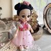 Boneca Palaciana Antiga de Menina 17cm, Boneca Princesa Hanfu Sonhadora Nova, Presente Dia das Crianças Atacado