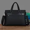 Bolso de mano cruzado para hombre, nuevo, de negocios, tipo maletín, bandolera de piel sintética suave, informal, moderno, para ordenador