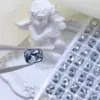 K9 Deslumbrante 6*8mm Corte Princesa Flor de Gelo Base Pontiaguda Translúcido Iluminador Luxo Leve Alta Qualidade Acessórios de Nail Art Usáveis