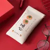 Bolsa Portátil para Óculos, Bolsa de Armazenamento para Óculos de Sol, Bolsa de Veludo Anti-Pressão, Fecho Automático de Mola, Estojo de Óculos de Alta Qualidade