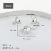 Prata Esterlina S925 Fecho Magnético Esférico Acessórios para Joias Artesanais DIY Conector de Fecho Magnético para Colar Pulseira