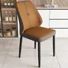 Silla Nórdica Simple Silla con Respaldo de Lujo Ligero Moderno Italiano Silla de Comedor para el Hogar Silla para Mesa de Comedor de Hotel Taburete de Restaurante Metal