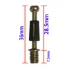 Conector três em um banhado a cores haste móvel haste autoatarraxante dois em um haste de liberação rápida conector de parafuso haste de liberação rápida integrada