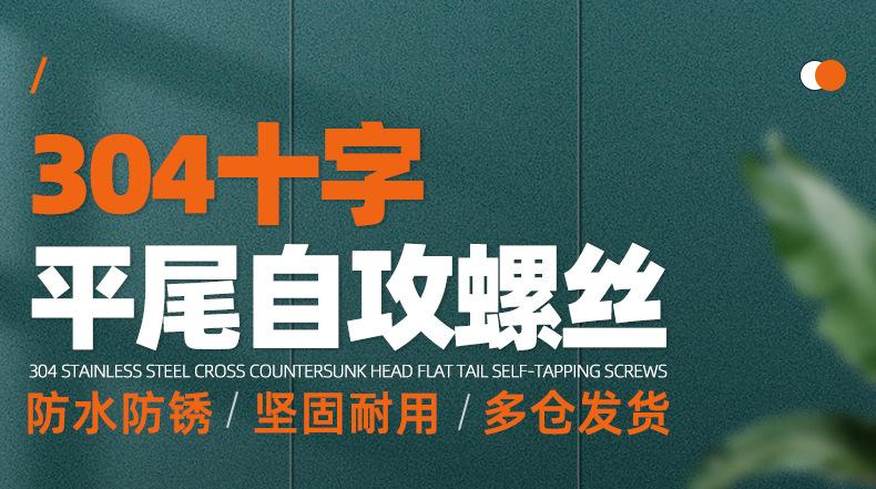 304不锈钢十字沉头平尾自攻螺丝_01_01.jpg