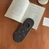 Calcetines de Verano Finos para Mujer con Lazo, Calcetines Tipo Ins para Barco, Bajos, Antideslizantes, Invisibles, Transpirables, Cubrepies, Estilo Japonés