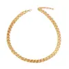 Nuevo Collar de Cadena Cubana Gruesa Estilo Punk Europeo y Americano de Amazon, Cadena Gruesa Cadena para Clavícula para Mujeres, Joyería Exagerada de Moda