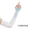 Manga de hielo protección solar sobremanga mujer verano protección UV Manga de hielo de seda de hielo protección para brazos para hombres y mujeres sobremanga color degradado sobremanga al por mayor